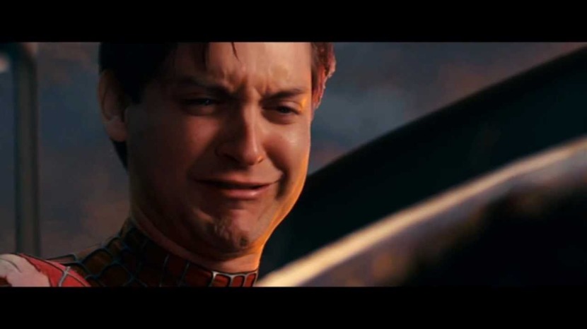 L’espressione di Spider-Man quando ha scoperto di non essere l’unico caso di trasferimento genico orizzontale. Screenshot da Youtube